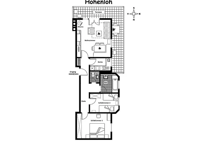 Apartment Erdgeschoss Hohenloh - Sommer Hoernerbahnen Kostenlos *